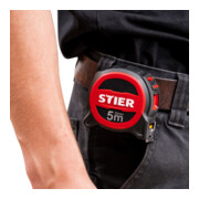 STIER Mètre ruban Premium avec aimant et crochet en acier inoxydable-5