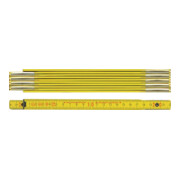 Mètre pliant BMI 9002 L 2m l 16mm mm/cm CE III hêtre jaune-1