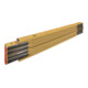 Mètre pliant en bois STABILA 607 L.2m jaune clair bois de hêtre Précision III-1