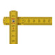 Mètre pliant en bois STABILA Type 707, 2 m, jaune, échelle métrique-3