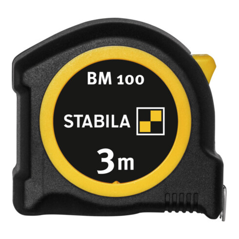 Mètre ruban de poche STABILA BM 100, échelle métrique