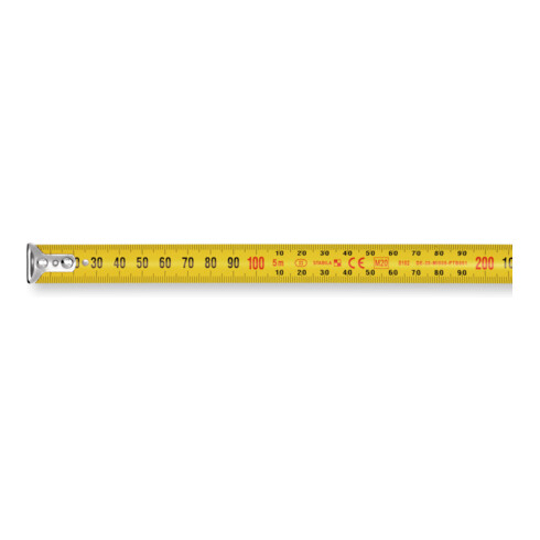 Mètre ruban de poche STABILA BM 100, échelle de 1000, métrique