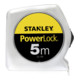 Mètre-ruban de poche PowerLock® L. 5 m l. de bande 19 mm mm/cm EG II plastique S-1