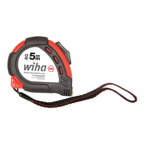 Mètre-ruban Wiha 5m avec clip ceinture (33251)