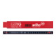 Wiha Metro pieghevole Longlife® Plus Composite 2 m esecuzione metrica, 10 stecche rosso/nero-1
