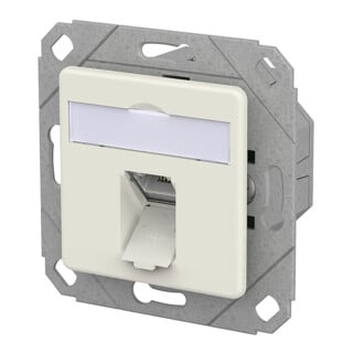 METZ CONNECT Anschlussdose RJ45 LSA++ UPk reinweiß 130E371102-I