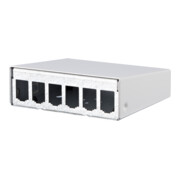 Metz Connect AP-Gehäuse leer E-DATmodul 6er rws 130861-0602-E-3