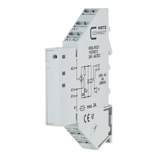 Metz Connect Bloc de raccordement 24AC/DC KRA-F8/21 1W