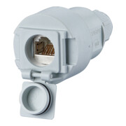 Metz Connect Kupplung Cat.6A 1-Port lgr E-DAT Industry IP67 1309515003-E-1