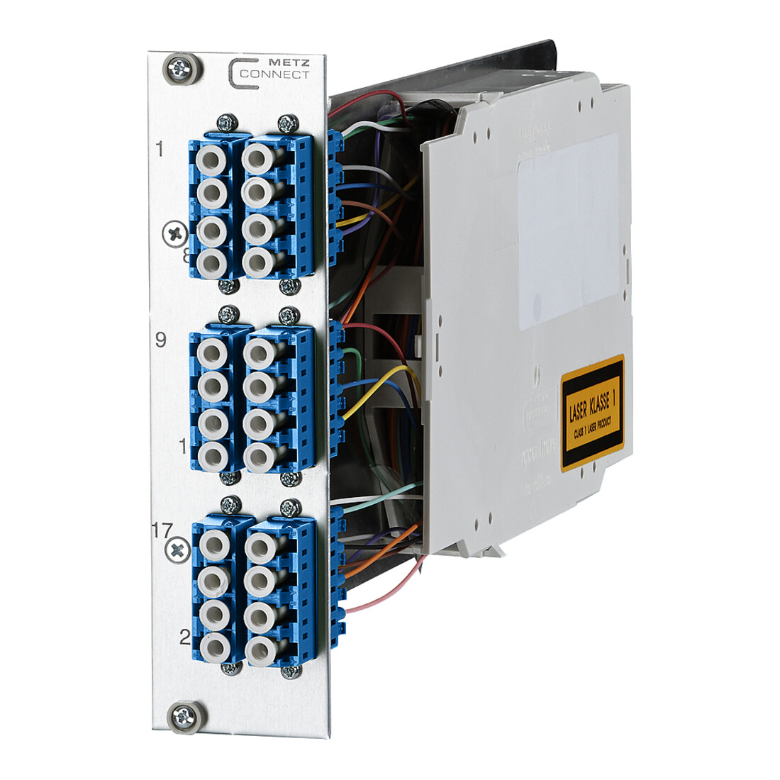 Metz Connect OpDAT CM 3HU/7UI 6xLC-Q OS2 Pigt/6 compact. 1528S971061E