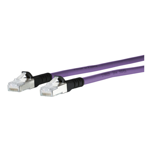 Metz Connect Patchkabel S/FTP lilsw 1,0m Cat.6A 1308451009-E