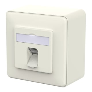 METZ CONNECT Prise RJ45 130D370002-I blanc pur IDC