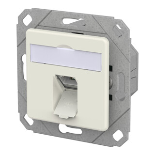 METZ CONNECT Prise RJ45 130D371102-I blanc pur IDC