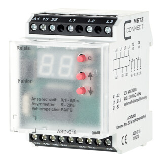 Metz Connect Relais de surveillance ASD-C18 230VAC2We9, 9