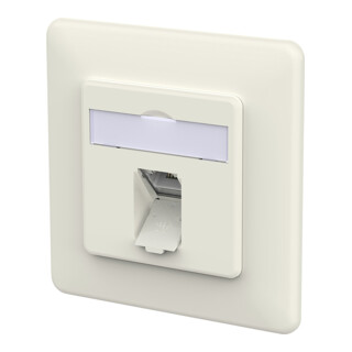 METZ CONNECT RJ45 Anschlussdose 130D371002-I reinweiß IDC