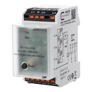 Metz Connect Surveillance de sous-tension DUW-F-C12
