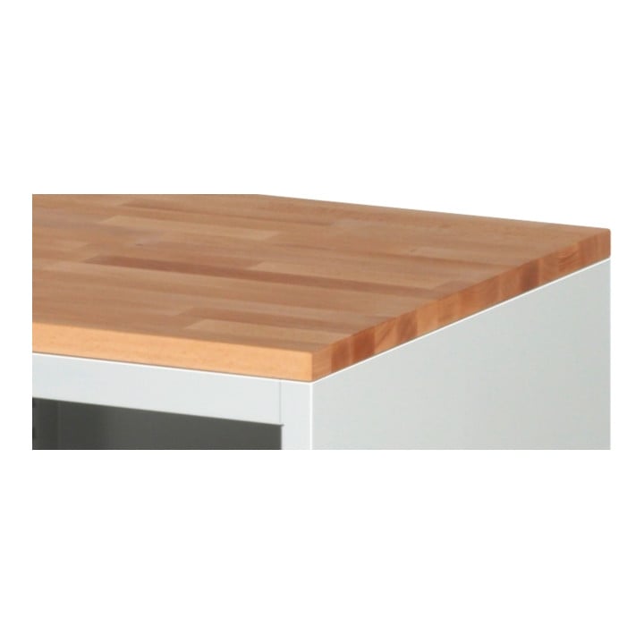 Meuble à tiroirs Rau dessus hêtre et 8 x tiroirs -L 4x90 1x120 3x150mm