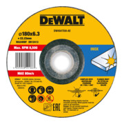 DEWALT Disque à ébarber High Performance Inox Type 42 (Coudé) DW4543SIA-AE