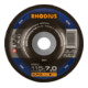 Rhodius disque à ébarber KSM D.115x7,0mm courbé 22,23mm-1