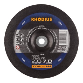RHODIUS TOPline RS50 LONGLIFE meule acier