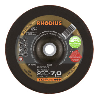 RHODIUS TOPline RS580 EXTENDED meule de dégrossissage