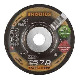 RHODIUS TOPline RS580 EXTENDED meule de dégrossissage