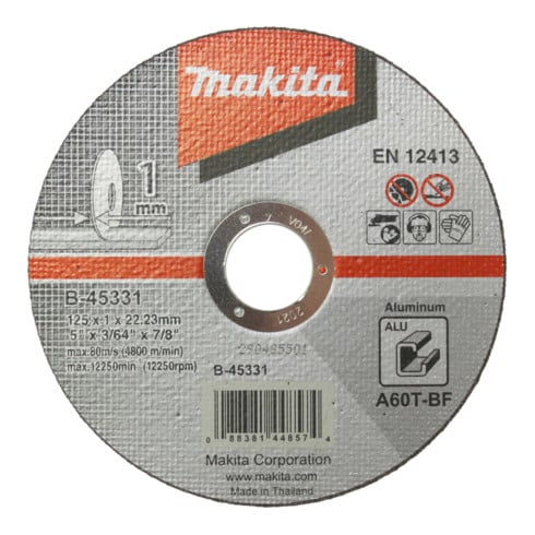 Disque de coupe Makita en aluminium