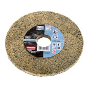 Meule abrasive compacte en fibres « Unitized », moyenne, 125 x 6 x 22,23 mm, pour meuleuses d'angle metabo
