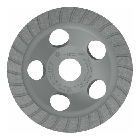 Meule assiette diamantée Best for Universal Turbo 125 x 22,23 x 5 mm