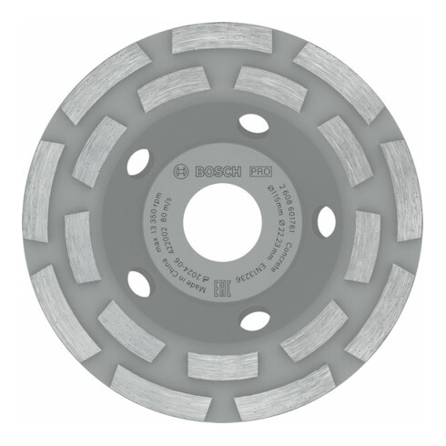 Meule assiette diamantée Bosch, Expert for Concrete, diamètre 115 mm