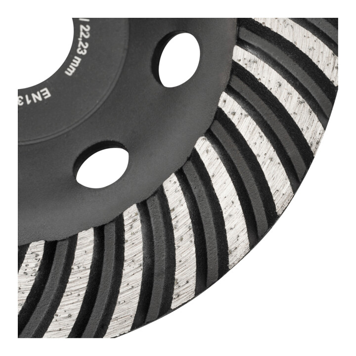 Meule boisseau diamantée STIER 125 x 22,23 mm Turbo