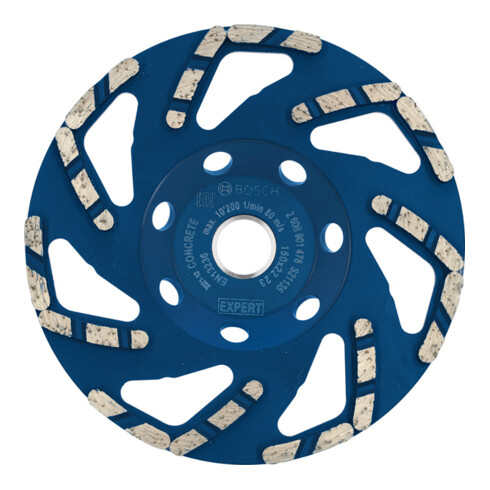 Meule Bosch EXPERT Concrete Grinding 150 x 22,23 x 4,5 mm pour meuleuses à béton