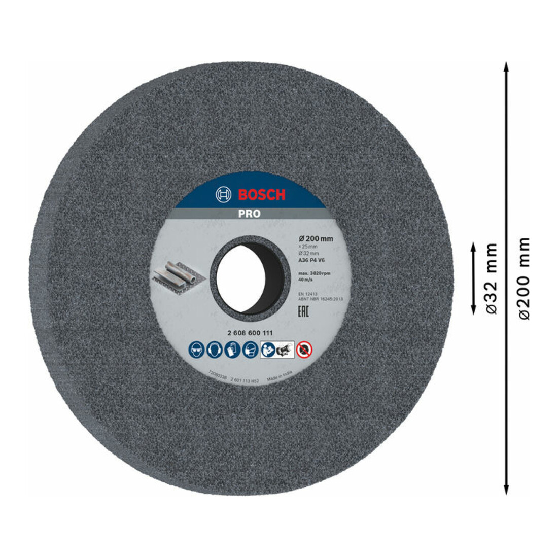 Meule Bosch pour rectifieuse double