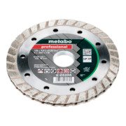 Meule de fraisage diamantée, 125x6x22,23 mm, « professional », « UP-TP », Tuckpointing universel metabo
