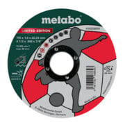 Meule de tronçonnage Metabo Limited Edition Soccer 115 x 1,0 x 22,23 mm, Inox, version droite-3