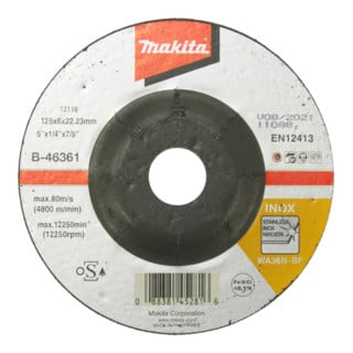 Meule Makita 125mm 1 pièce flexible