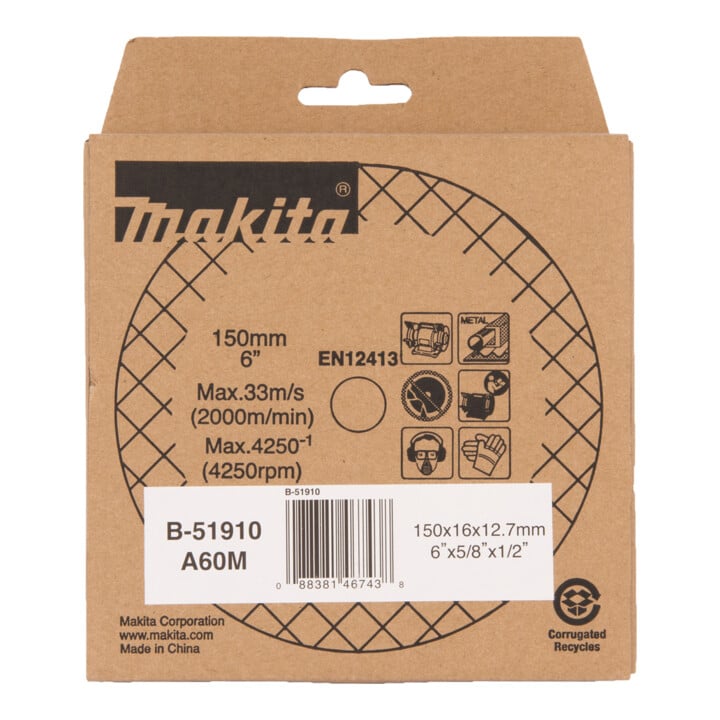 Meule Makita A60M 150x16x12