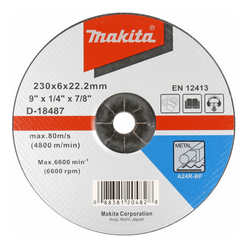 Meule Makita D-18487 230x6x22,2 mm