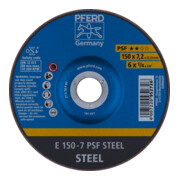 Disque à ébarber PFERD E Ligne universelle PSF STEEL pour acier-1