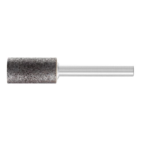 Meule sur tige D13xH25mm 65 mm 6 mm corindon normal grossier 46 Cylindres PFERD