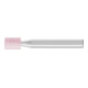 Meule sur tige D8xH10mm 50 mm 6 mm corindon supérieur fin 80 Bille PFERD
