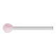 Meule sur tige D8xHmm 40 mm 3 mm corindon supérieur fin 80 Bille PFERD