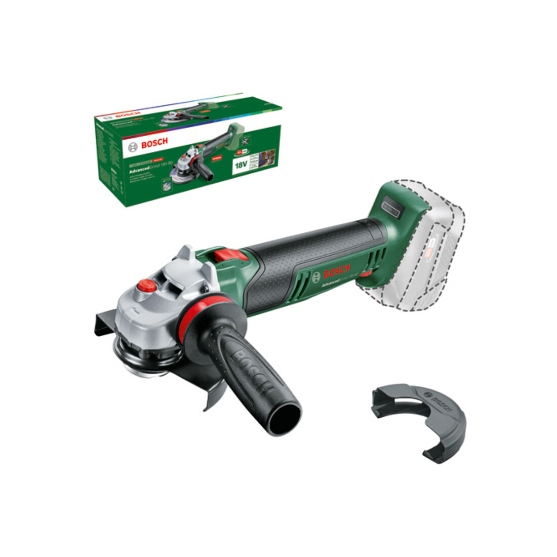 Meuleuse angulaire sans fil AdvancedGrind 18V-80 Bosch