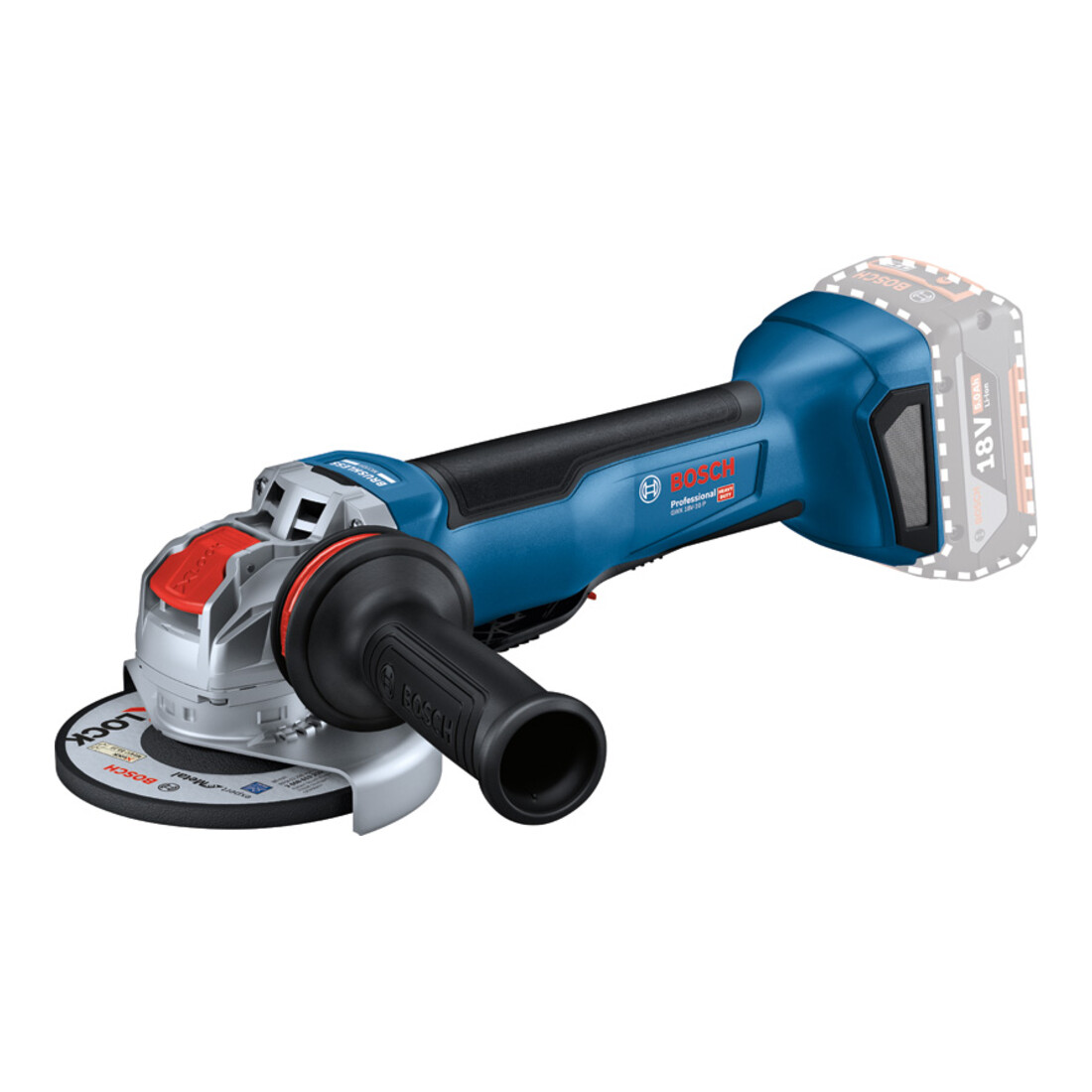 Meuleuse angulaire sans fil avec X-LOCK GWX 18V-10 P Bosch, (solo, L)