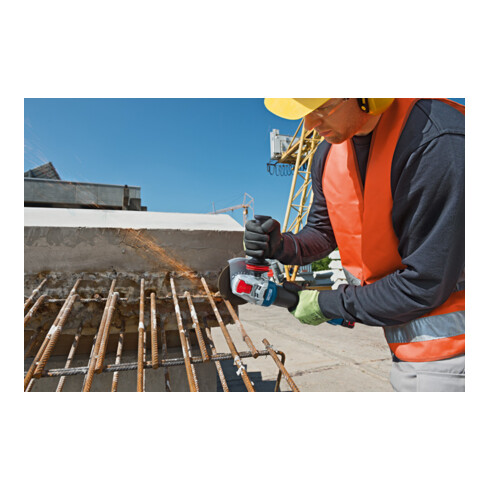 Meuleuse angulaire sans fil avec X-LOCK GWX 18V-10 P Bosch, (solo, L)