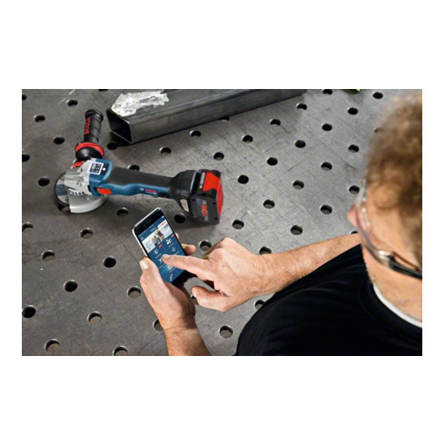 Meuleuse angulaire sans fil Bosch GWS 18V-10 SC, 2 x batterie ProCORE18V 5,5 Ah en L-BOXX