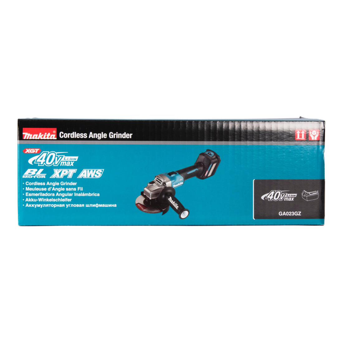 Meuleuse d'angle à batterie Makita 40 V max. GA023GZ