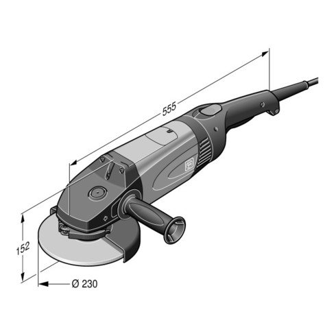 Meuleuse d'angle Fein WSG 25-180