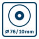 Meuleuse d'angle sans fil Bosch GWS 12V-76 Version Solo