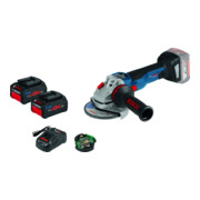 Meuleuse d'angle sans fil  Bosch GWS 18V-125 SC, avec 2 batteries ProCORE18V 7,0 Ah, L-BOXX-1